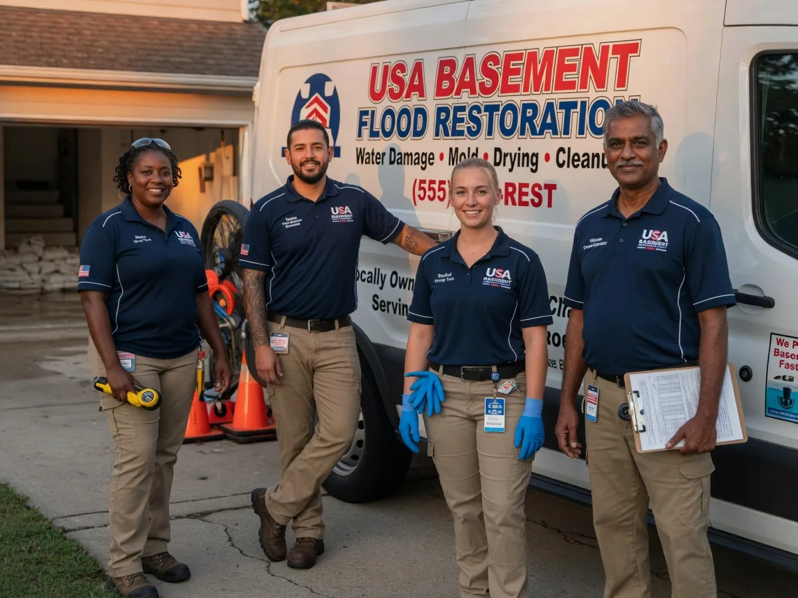 Basement Flood Cleanup company in Nichols, WI